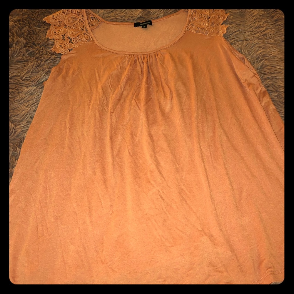Lace strap blouse